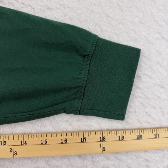 RedHead Shirt Mens Large L Green Christmas We Wish You A Merry Fishmas Fishing - Picture 8 of 11